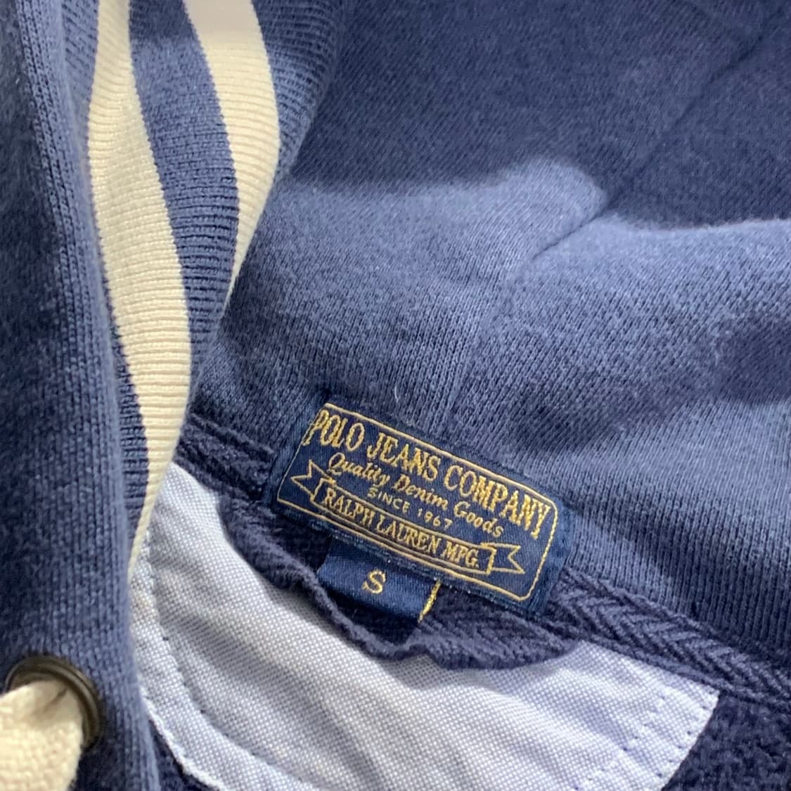 폴로 진스 빈티지 네이비 후드집업 상품이미지4