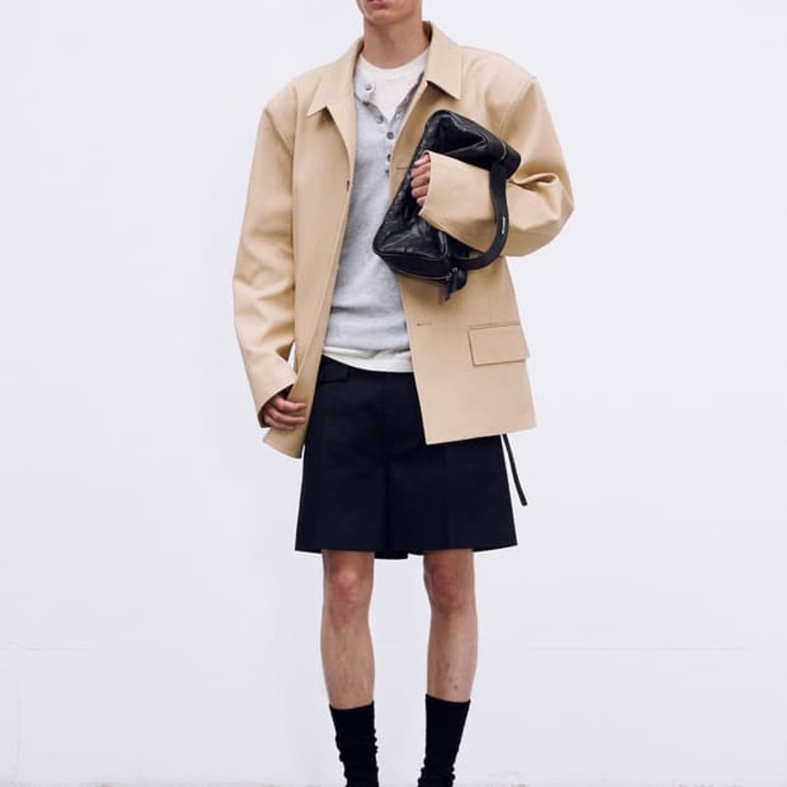 렉토 드릴드 코튼 오버사이즈 헌팅 자켓 상품이미지3