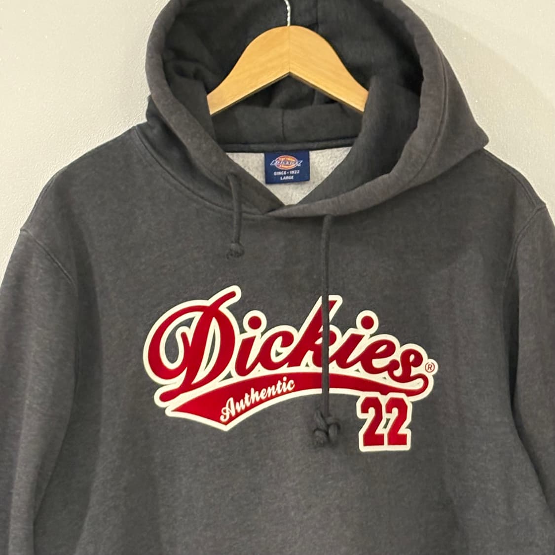 디키즈 Authentic 후드티 차콜 L(100) 상품이미지3