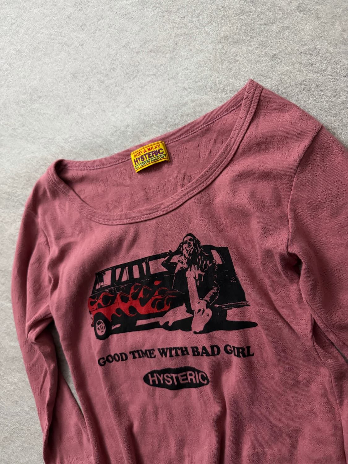 히스테릭글래머 그래픽 칠부슬리브 상품이미지3