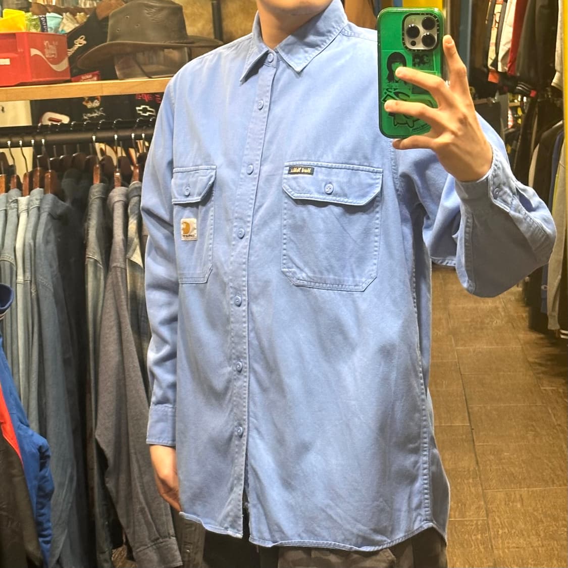 [HI] 칼하트 셔츠 스카이블루 상품이미지3