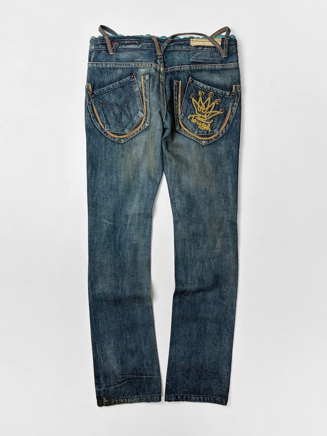 Selected 00's Y2K 페이딩 데님 팬츠 PN5569 상품이미지6