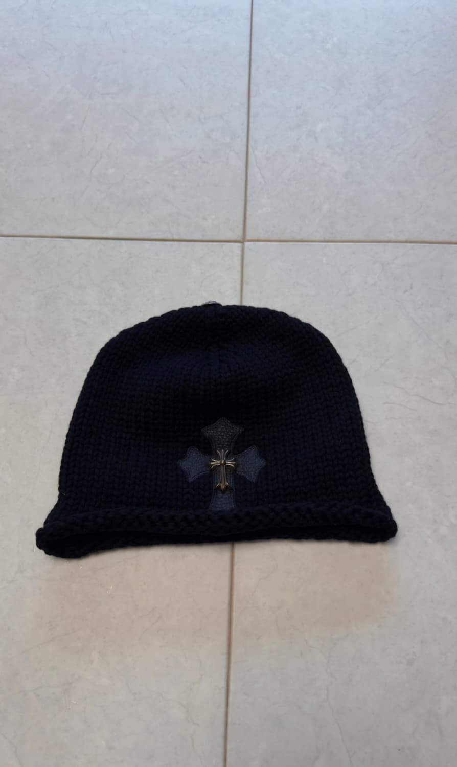 크롬하츠 실버참 크로스  캐시미어 비니  상품이미지2