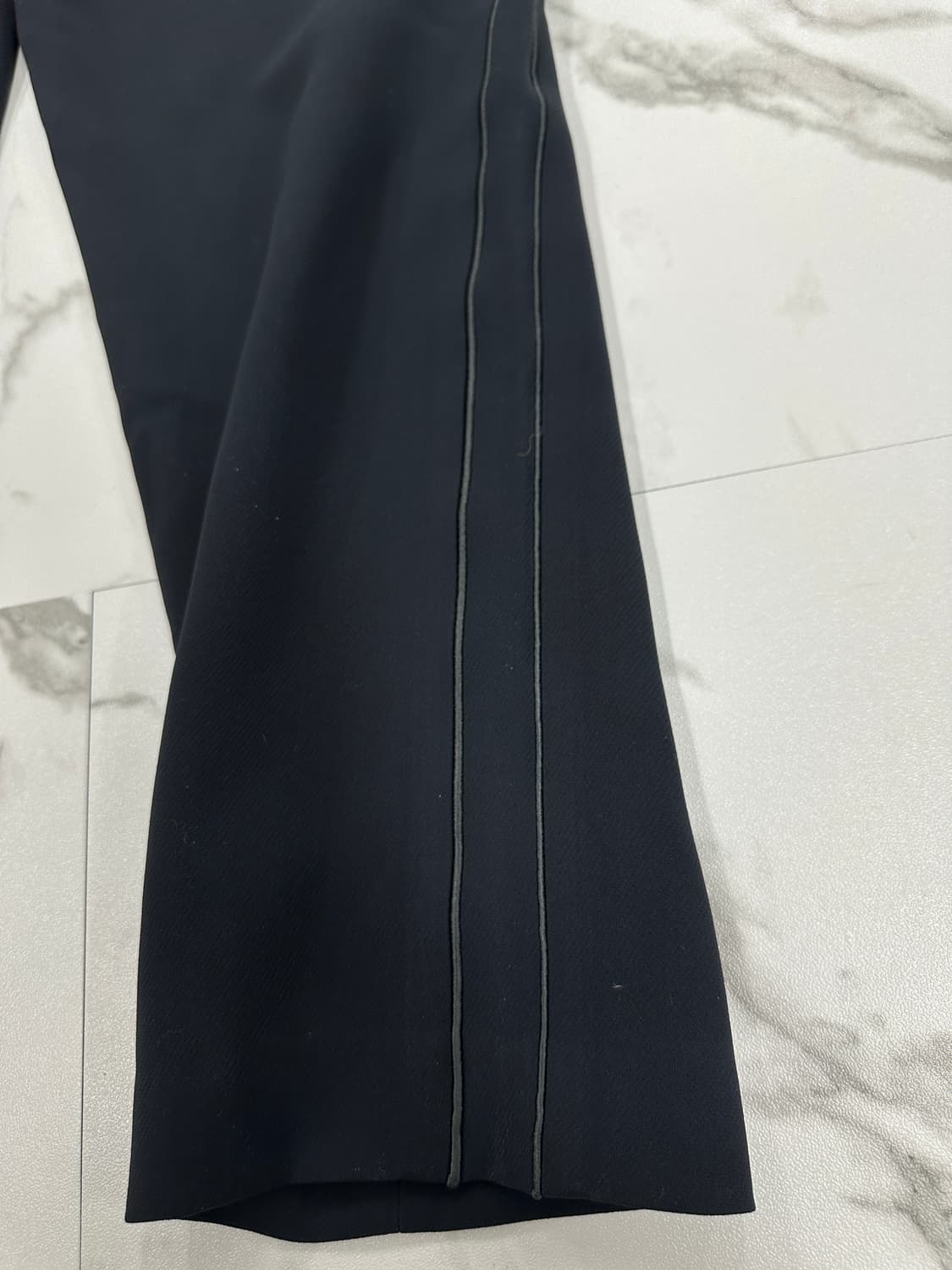 시스템옴므 네이비 파이핑 슬랙스 상품이미지3