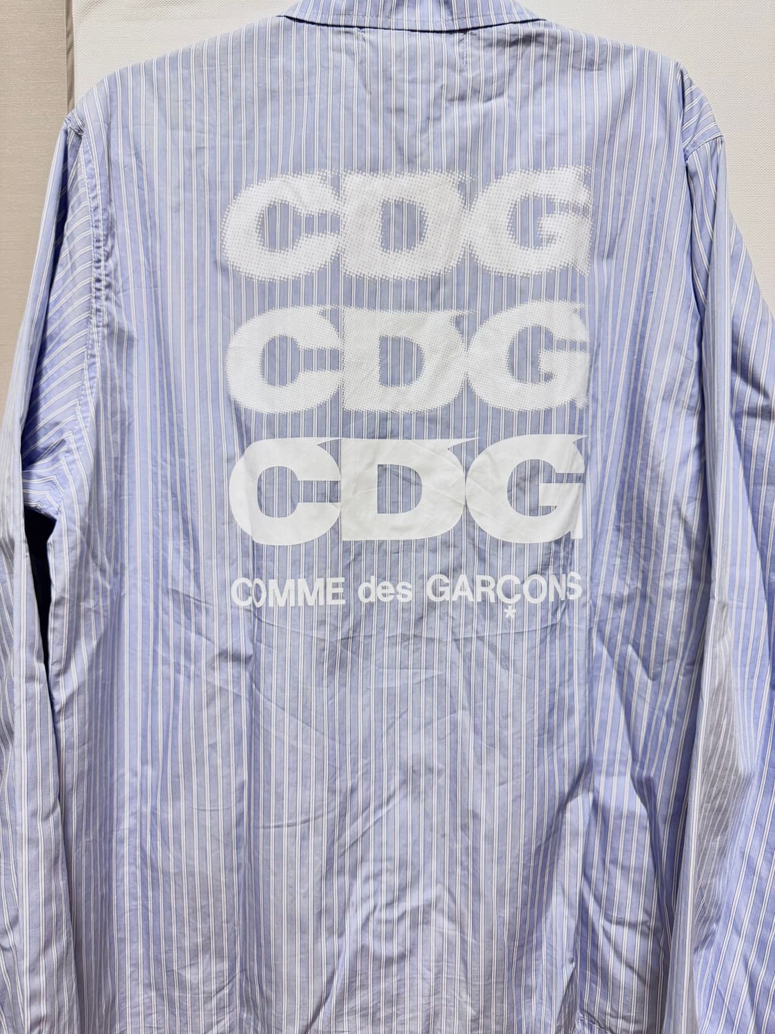 CDG 스트라이프 코치 자켓 M 상품이미지2