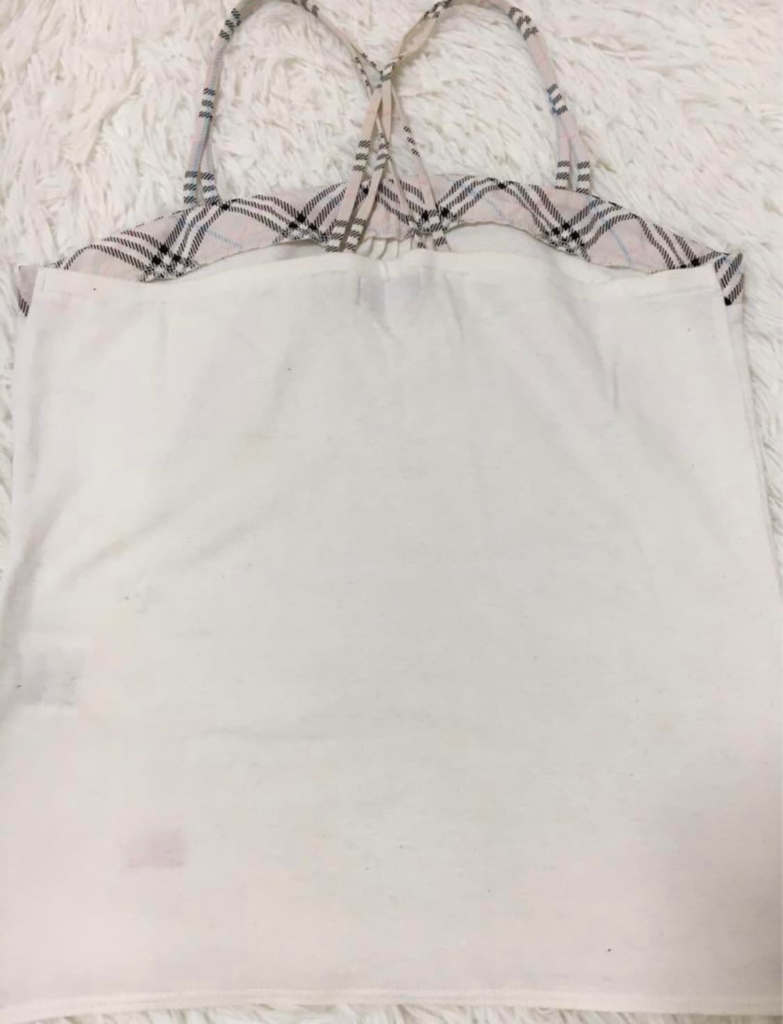 버버리 블루라벨 노바체크 슬리브리스 상품이미지2