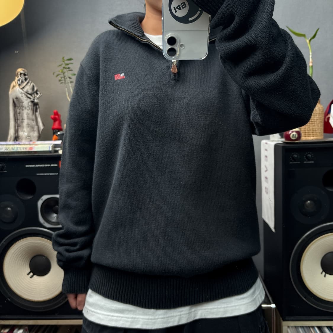 폴로진스 반집업니트 상품이미지1