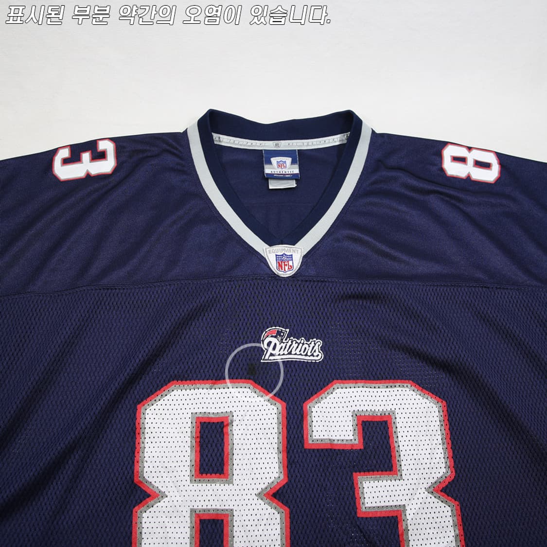 (착용컷) Reebok NFL 웨스 웰커 유니폼 상의 (남성용 4XL) 상품이미지4