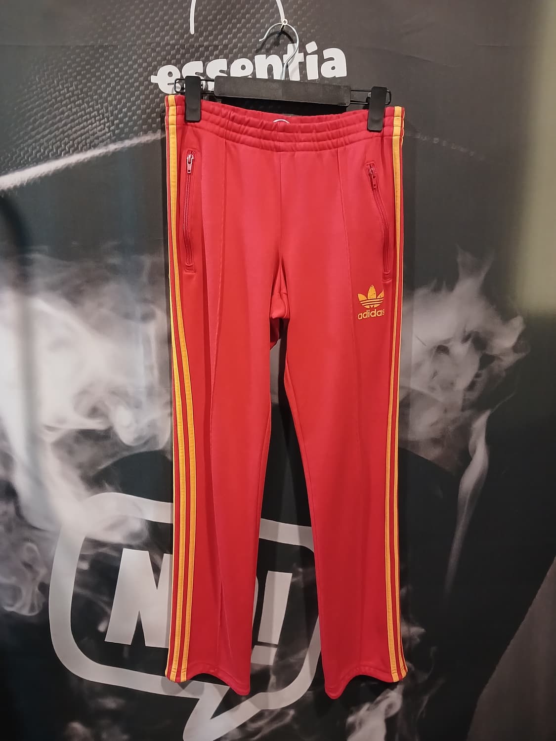 아디다스 삼선 트레이닝 팬츠 레드 상품이미지1