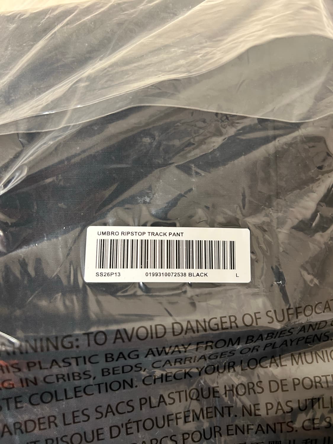 (L) 슈프림x엄브로 코튼 립스탑 트랙팬츠-26ss 상품이미지10