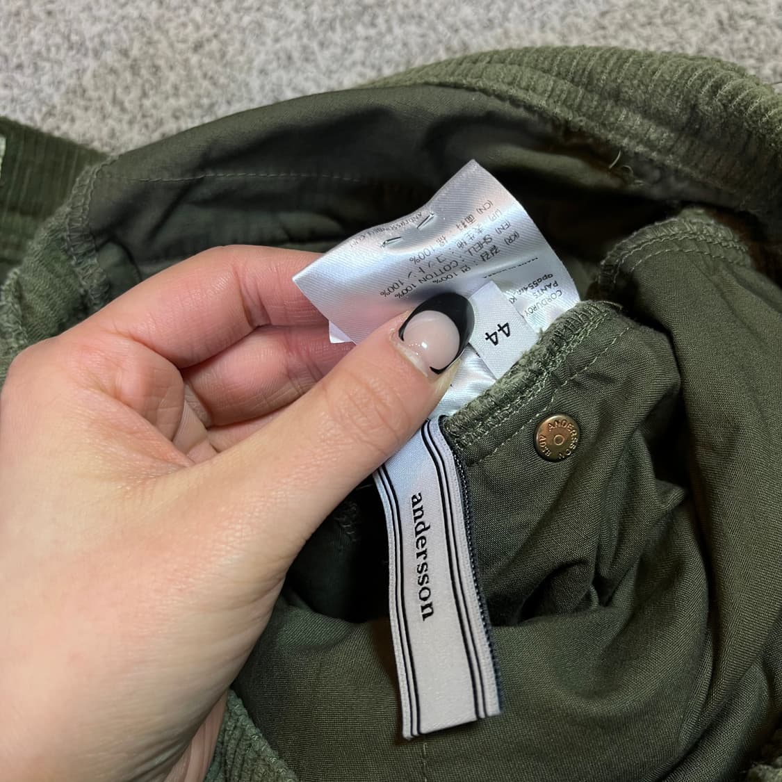 앤더슨벨 코듀로이 팬츠 상품이미지5