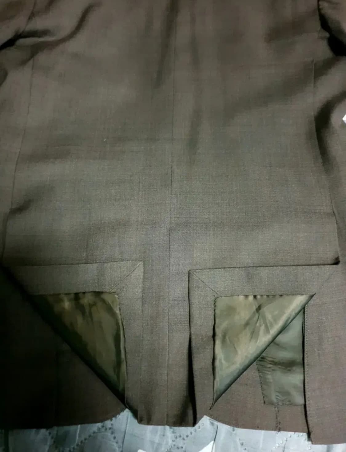 (맞춤정장) 구월양복 테일러드 클래식 수트+베스트 셋업 다크브라운 상품이미지3