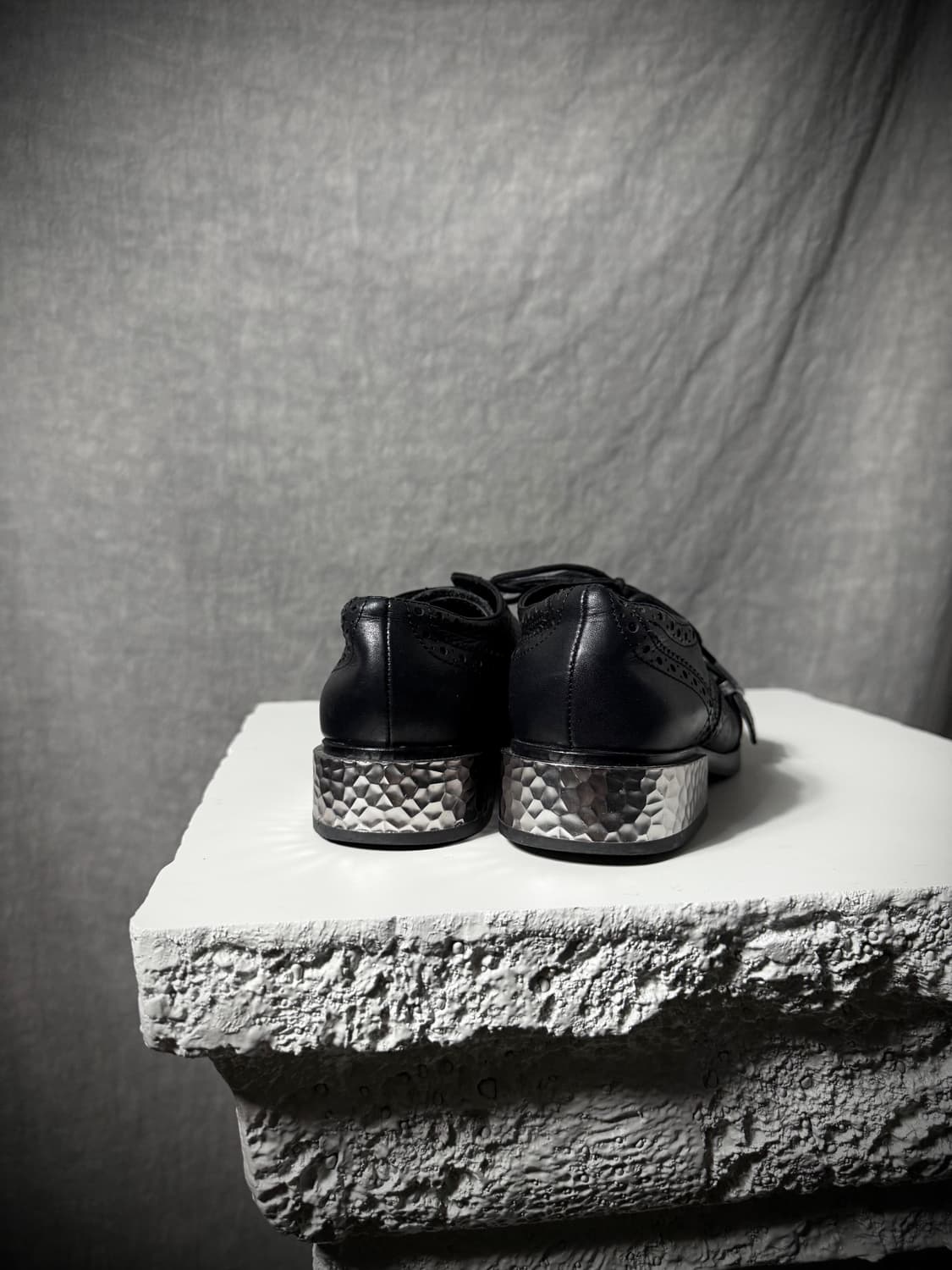 ASH Metal Block Heel Derby Shoes   상품이미지5