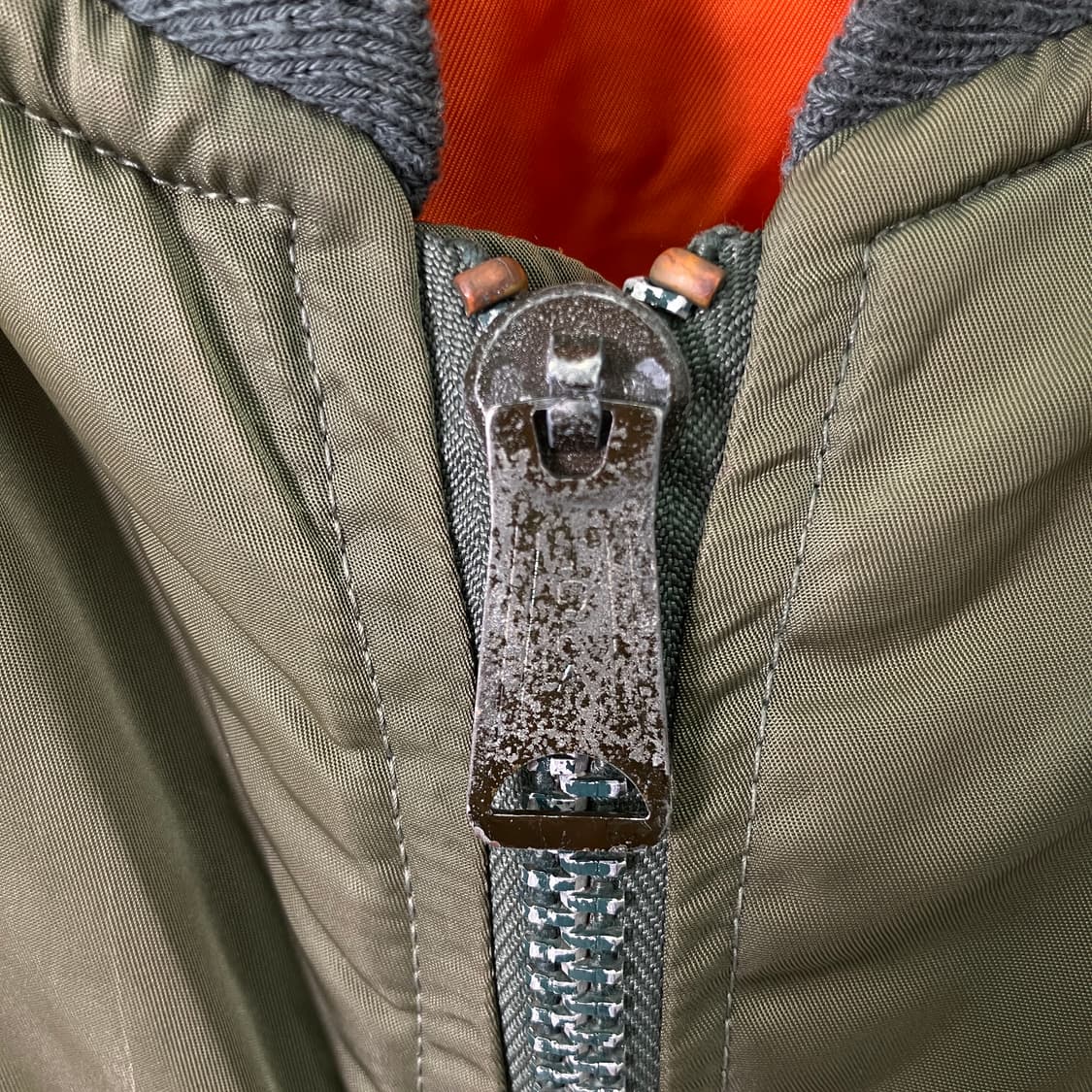 Schott 쇼트 카키 ma-1 항공 점퍼 L 상품이미지9