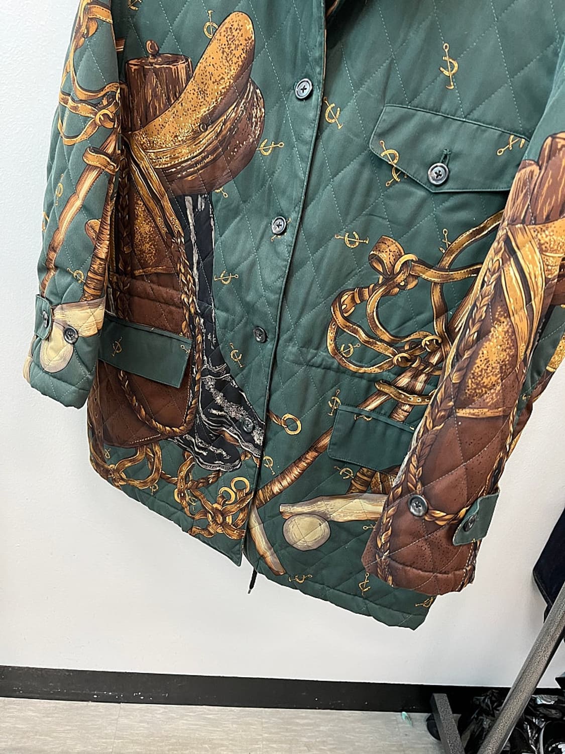 여) 폴로 80s 빈티지 퀼팅자켓  상품이미지5