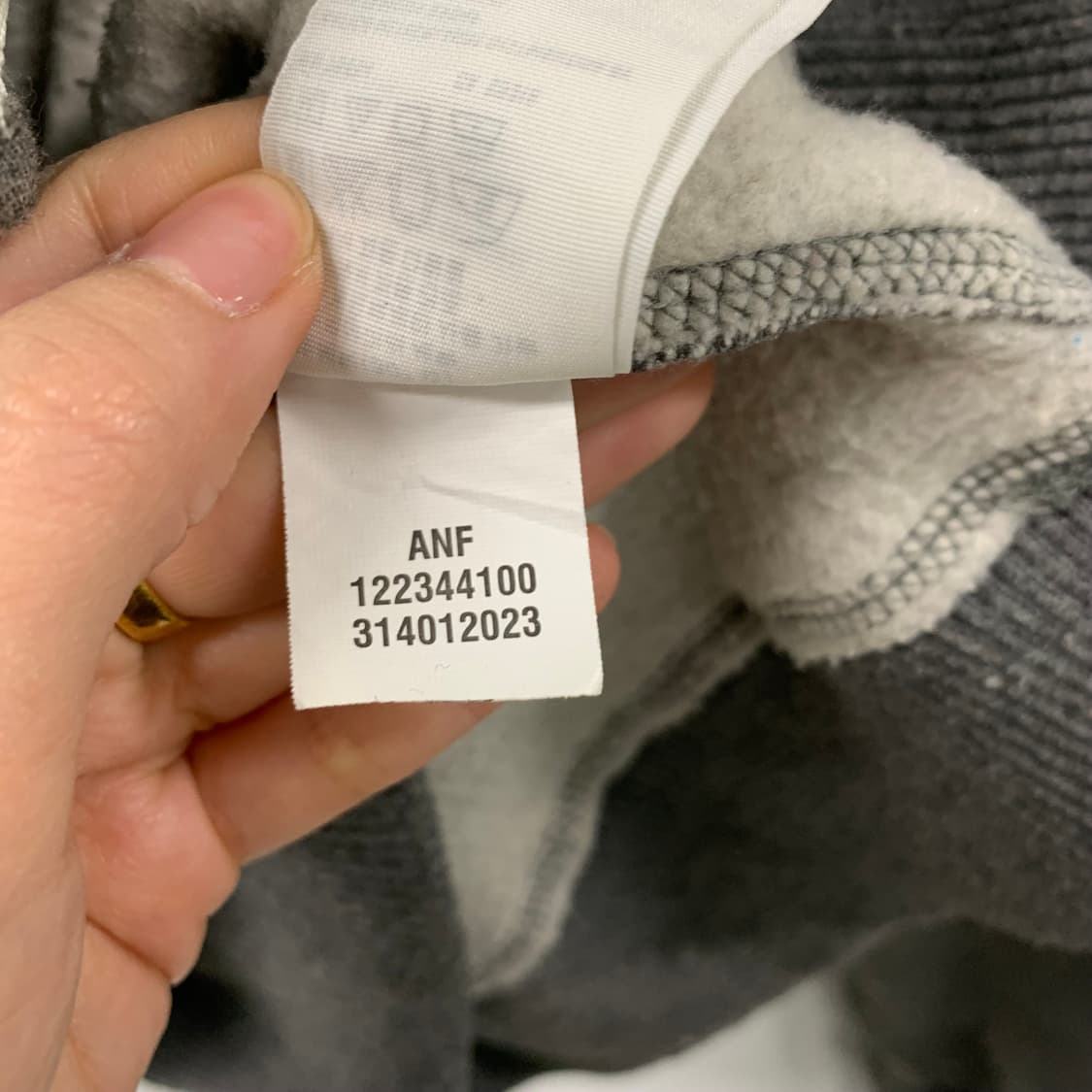 아베크롬비 y2k 와투케 그레이 후드집업 상품이미지6