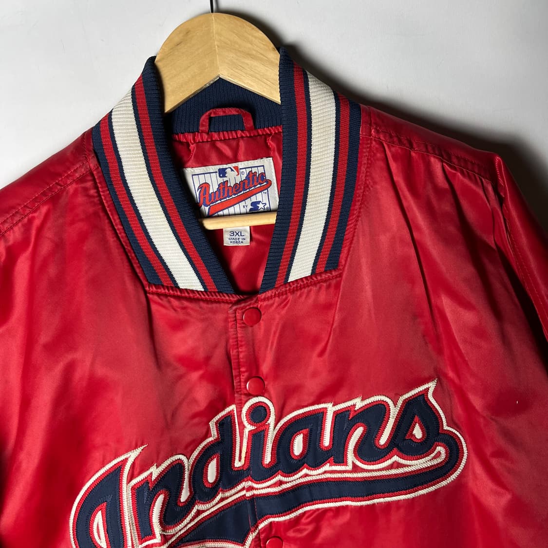 [Starter] 90's 스타터 MLB 클리블랜드 바시티자켓 상품이미지2