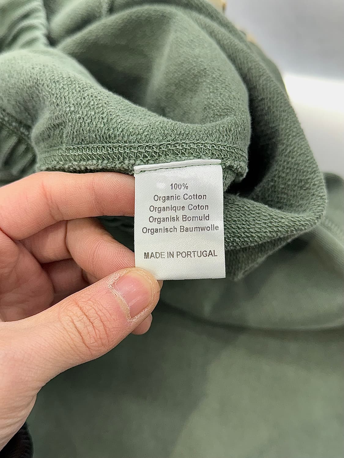 나이젤 카본 피그먼트 다잉 아미 애로우 로고 스웨트 조거 팬츠 상품이미지8