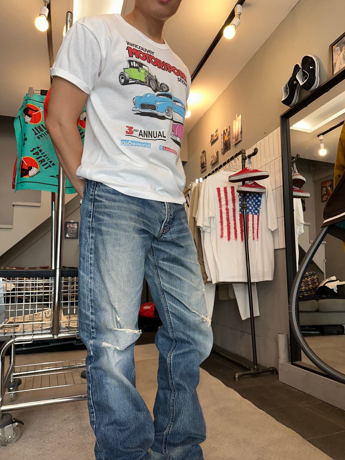 Paul Smith jeans distressed washed denim 상품이미지2