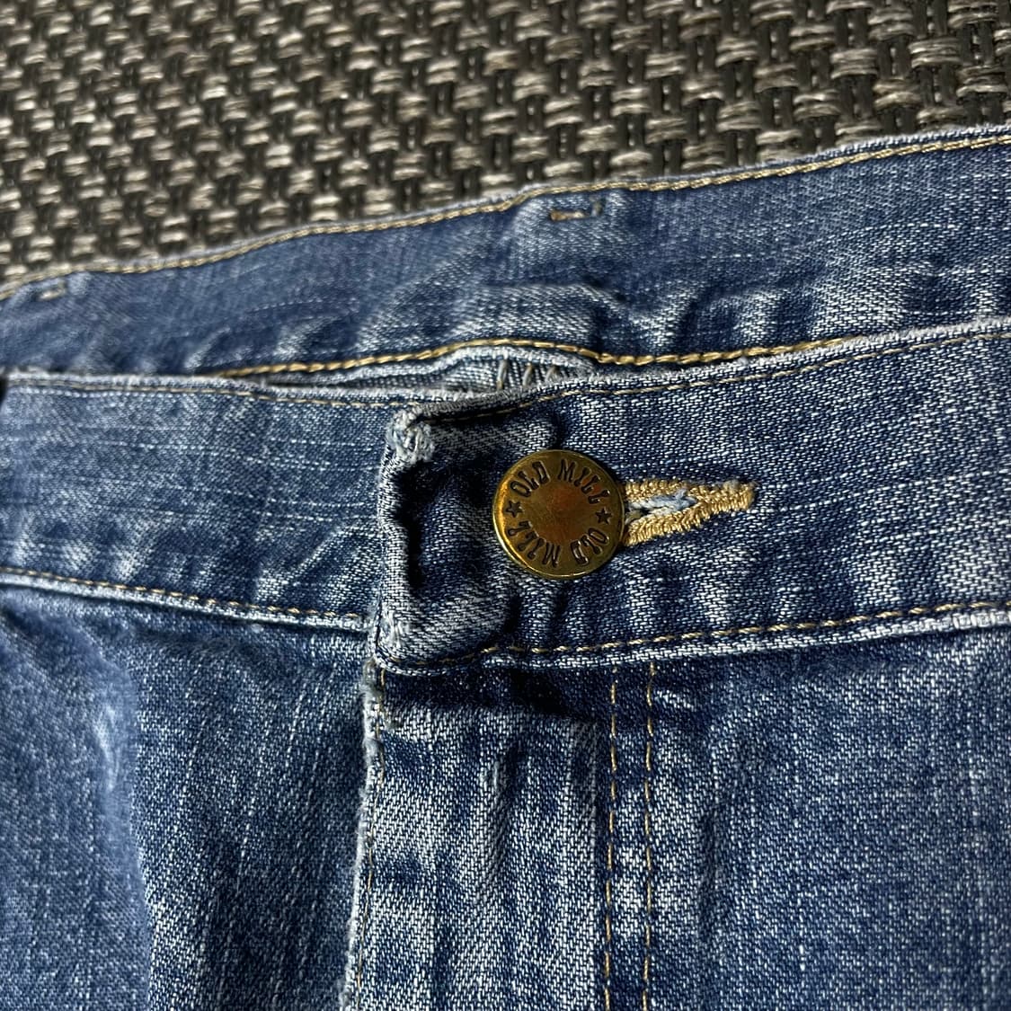 (36) 올드밀 빈티지 중청 카펜더 데님 팬츠 상품이미지4