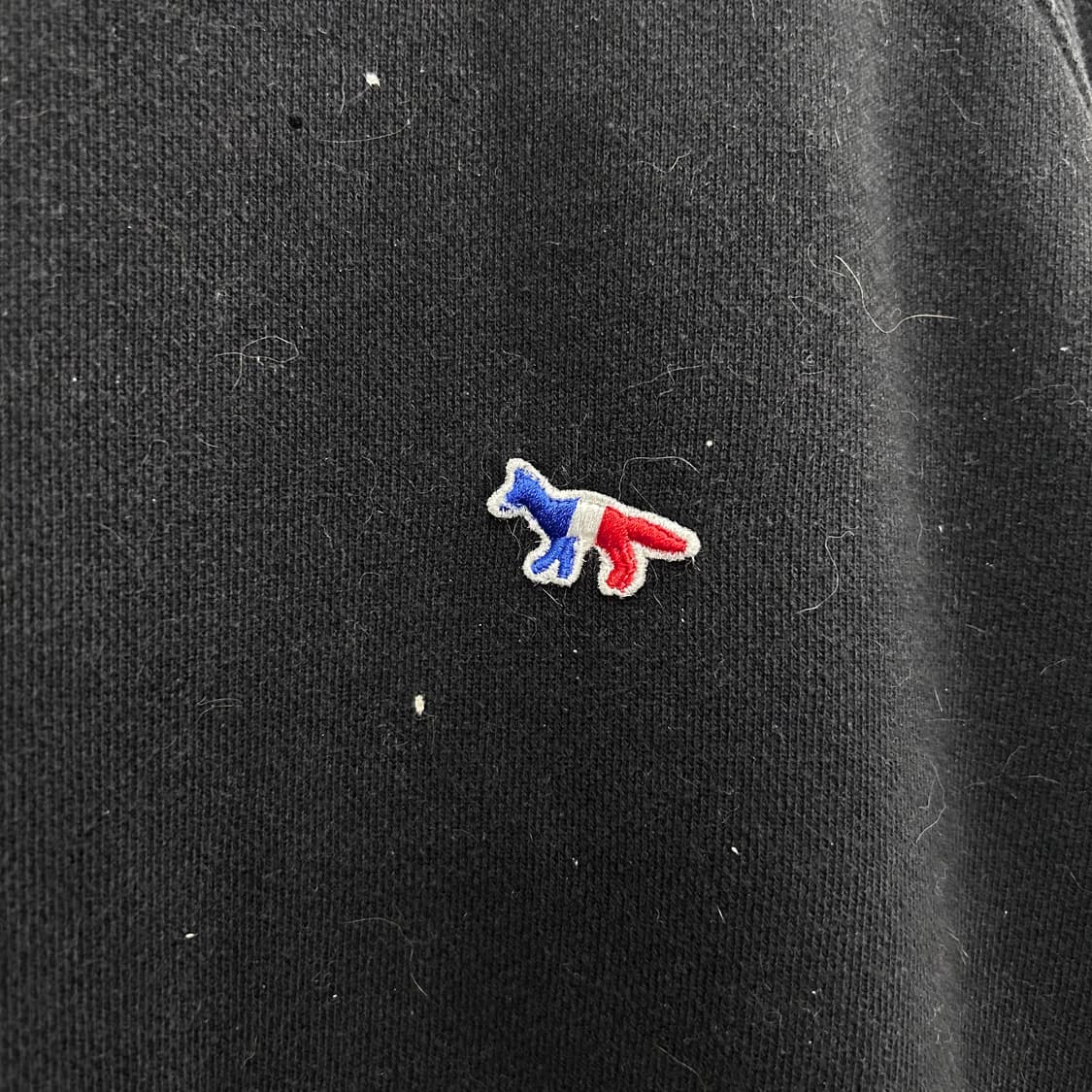 메종키츠네 트리컬러폭스 래글런 헤비코튼 맨투맨 상품이미지4