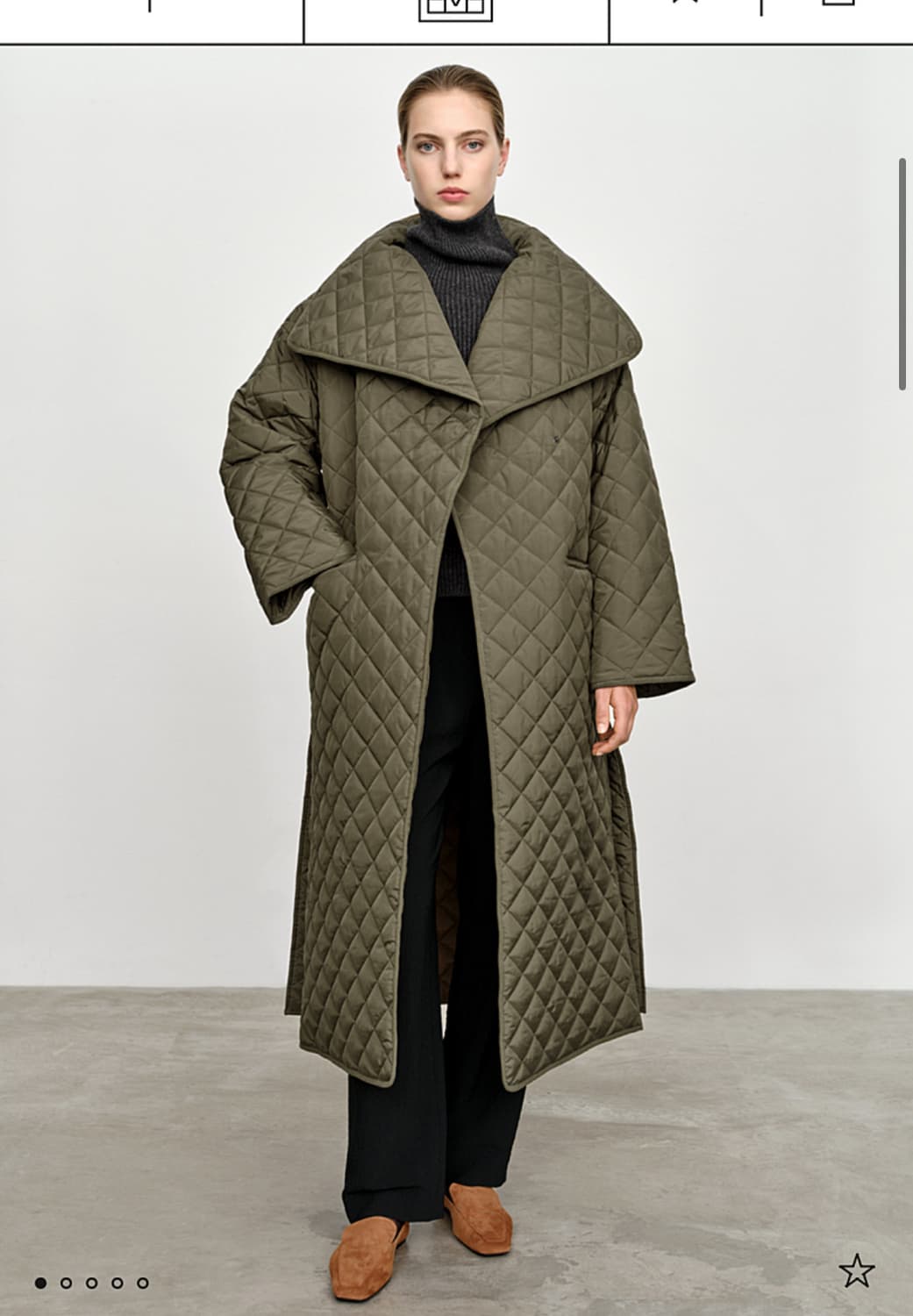 토템 시그니처 안시 퀼티드 코트(퀼팅코트) 상품이미지6