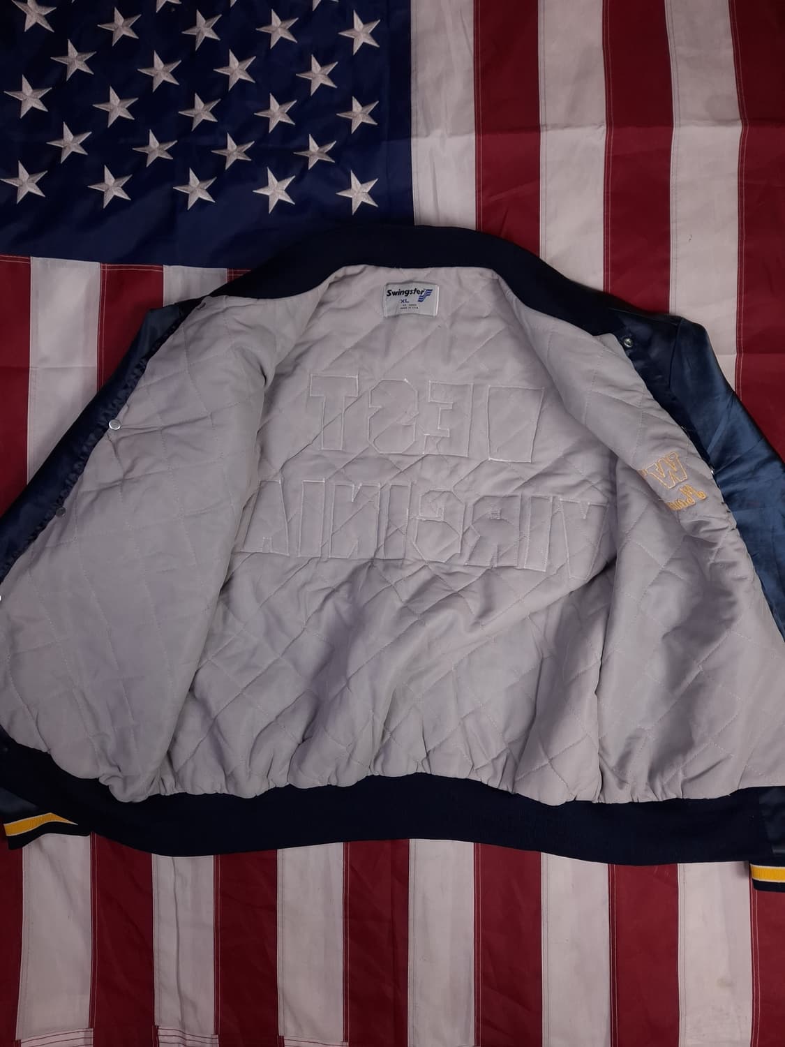 특A 90's 미국제조 스윙스터 새틴 바시티 자켓 상품이미지7
