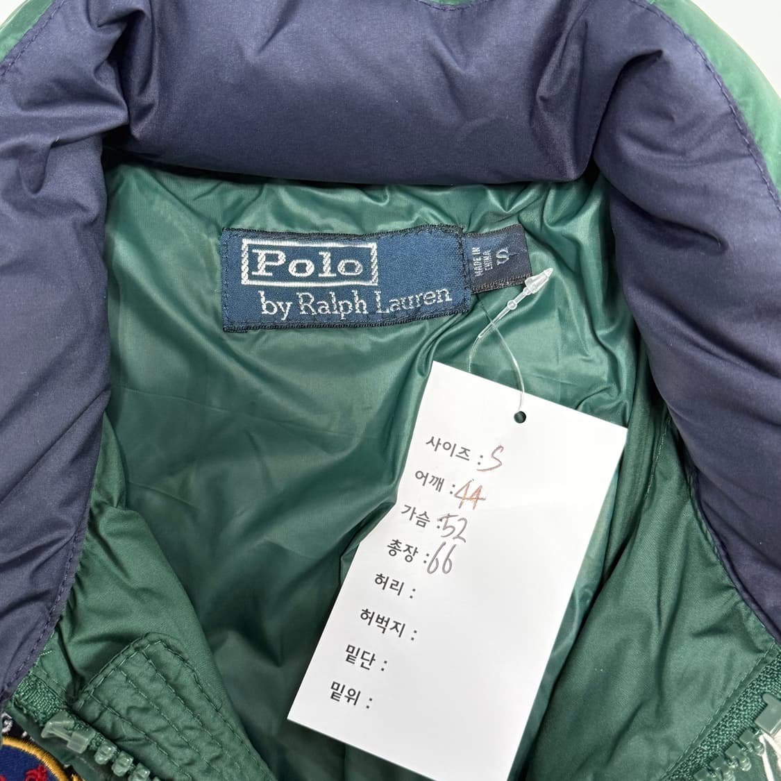 폴로 랄프로렌 빅포니 레이싱 투웨이 패딩  상품이미지7