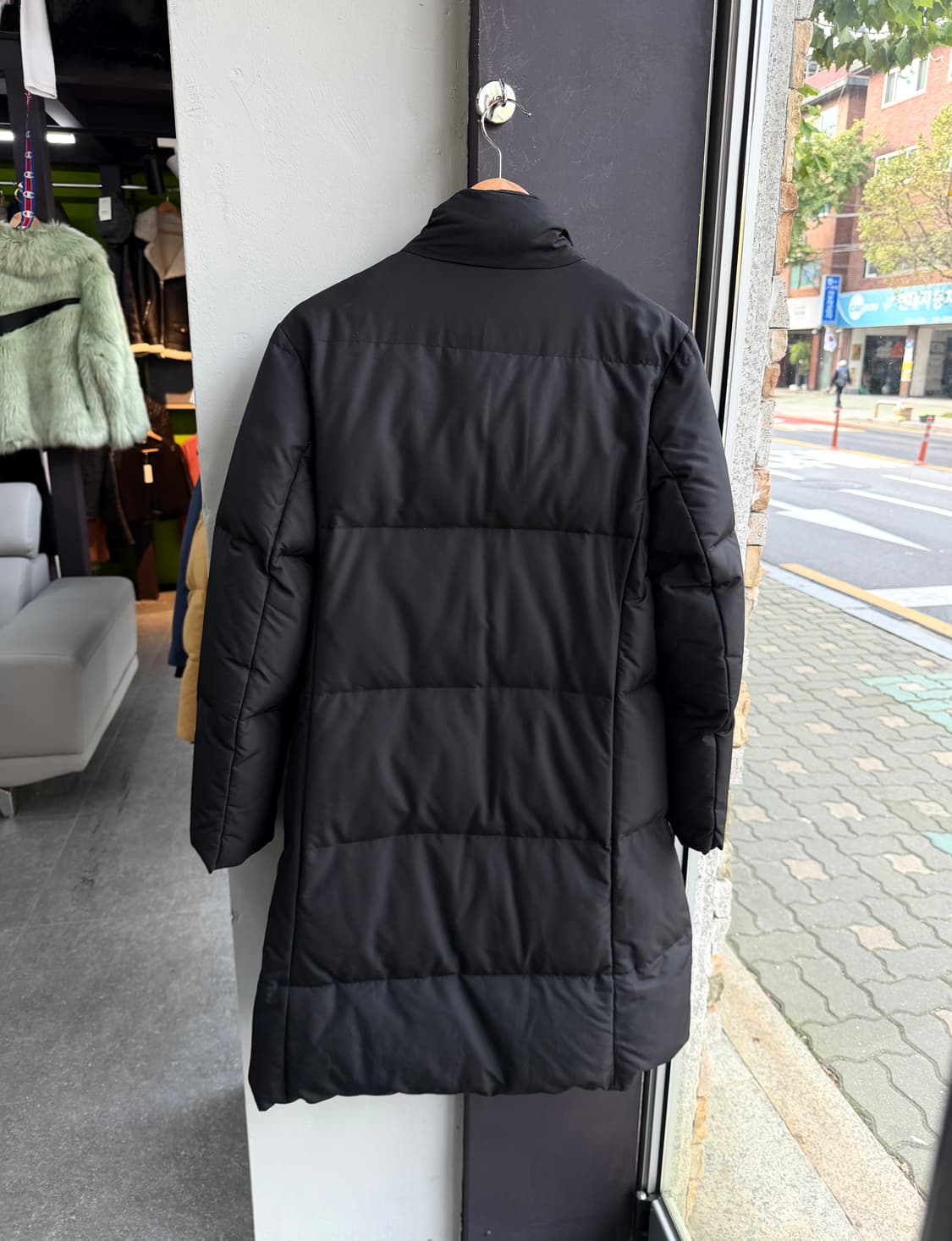 66/ 버버리 체크안감 베이직 롱패딩 상품이미지8