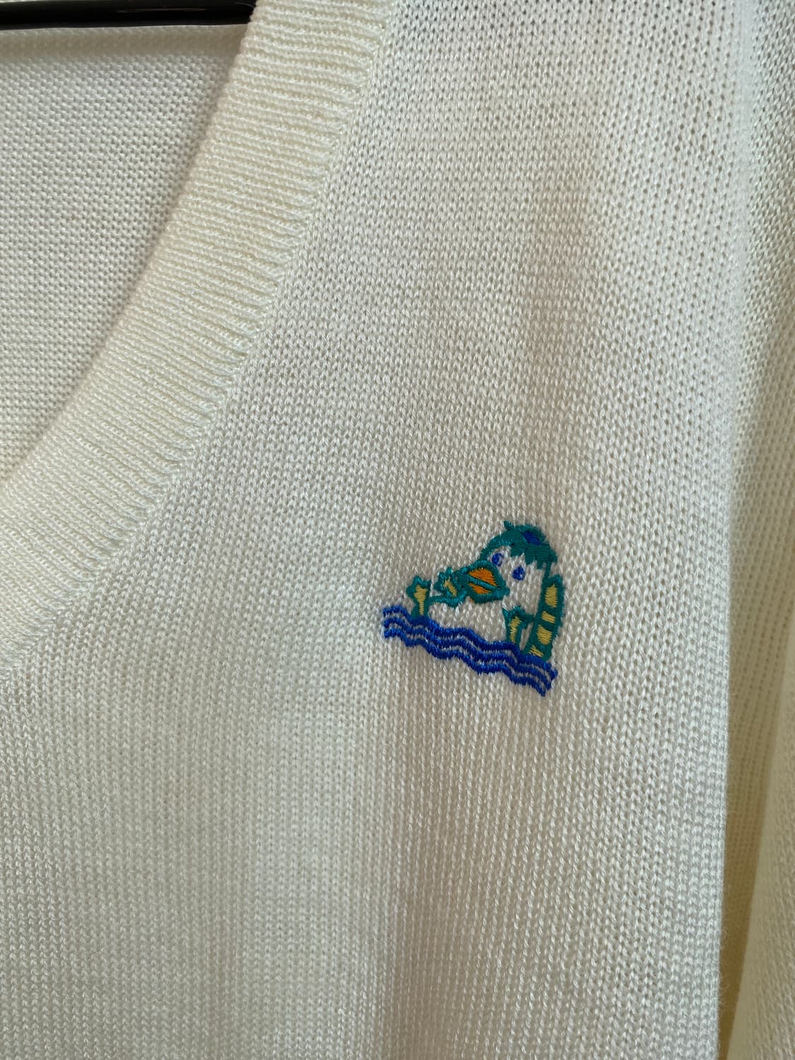 SOLEIL 브이넥 울혼방 니트(L) 상품이미지6