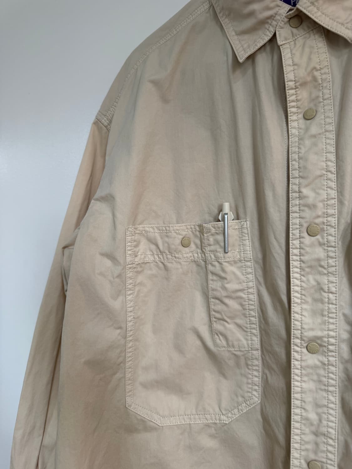 노스페이스 퍼플라벨 by나나미카 윈드셔츠 M사이즈 상품이미지3