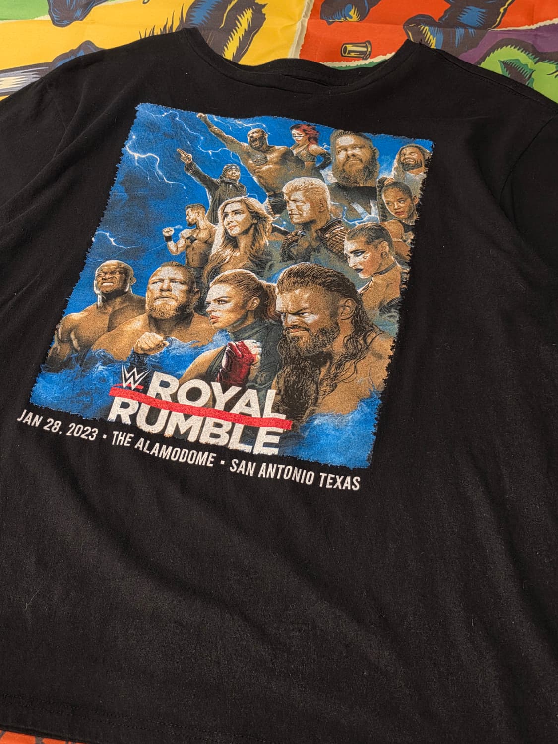WWE 2023 ROYAL RUMBLE 머천다이즈 반팔 L 상품이미지2