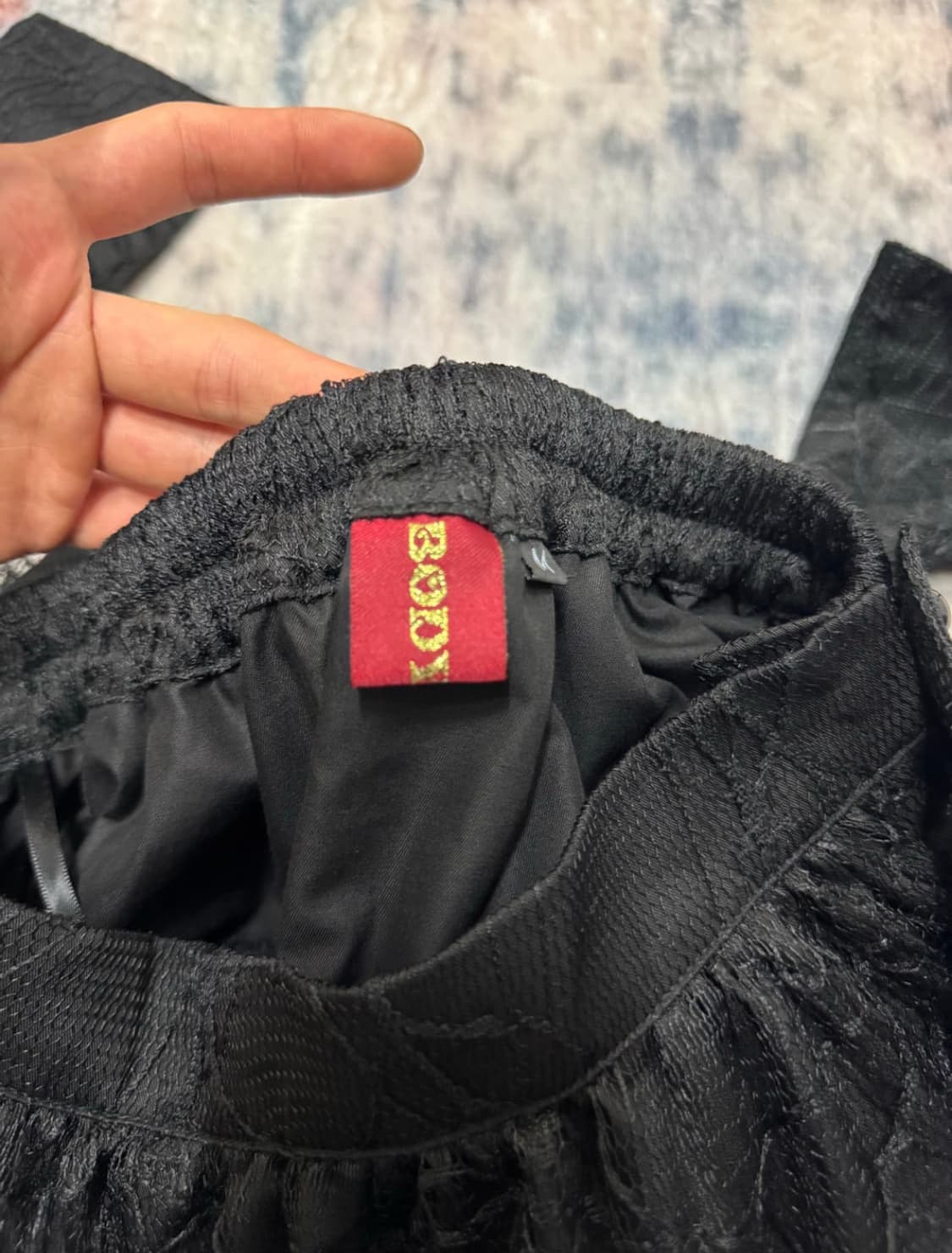 Bodyline goth ribbon prill skirt 상품이미지6