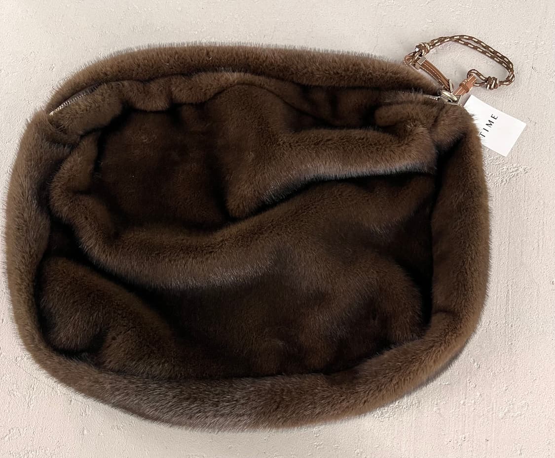 타임 퍼 클러치 브라운 상품이미지1