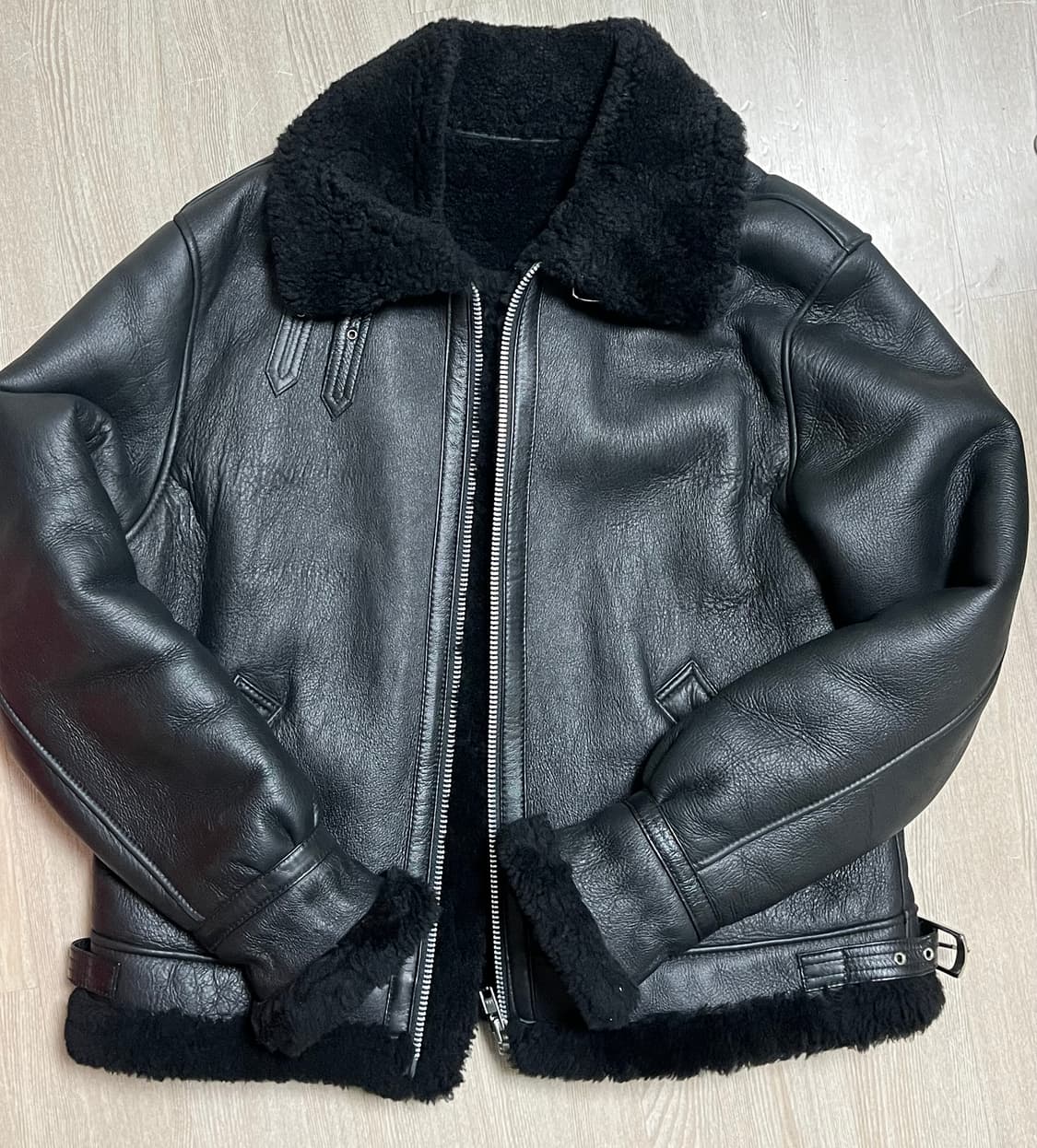 [105-110] B-3 무스탕 남자 리얼레더 자켓 폭격기 무톤자켓 상품이미지2