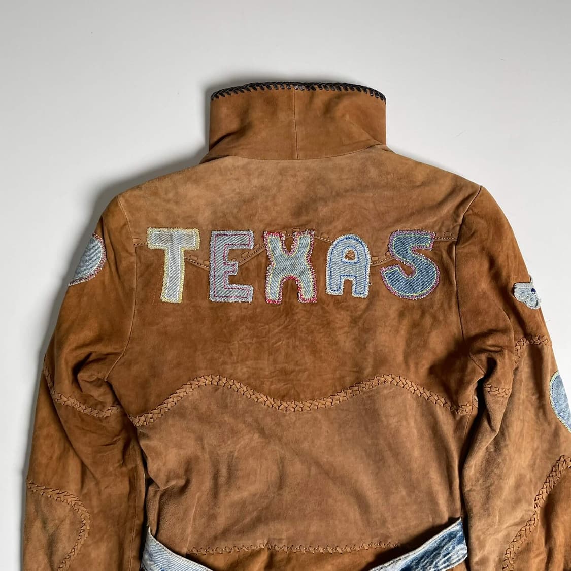 Flora smith 'LOVE' 데님 패치 고트 스킨 자켓 italy  상품이미지7