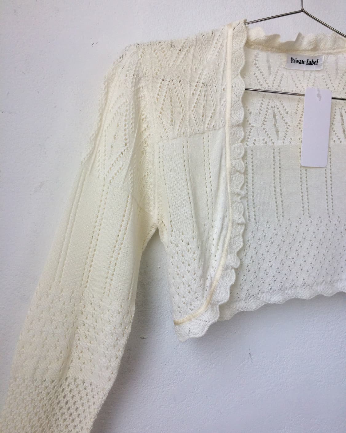 Punching knit open cardigan 상품이미지5