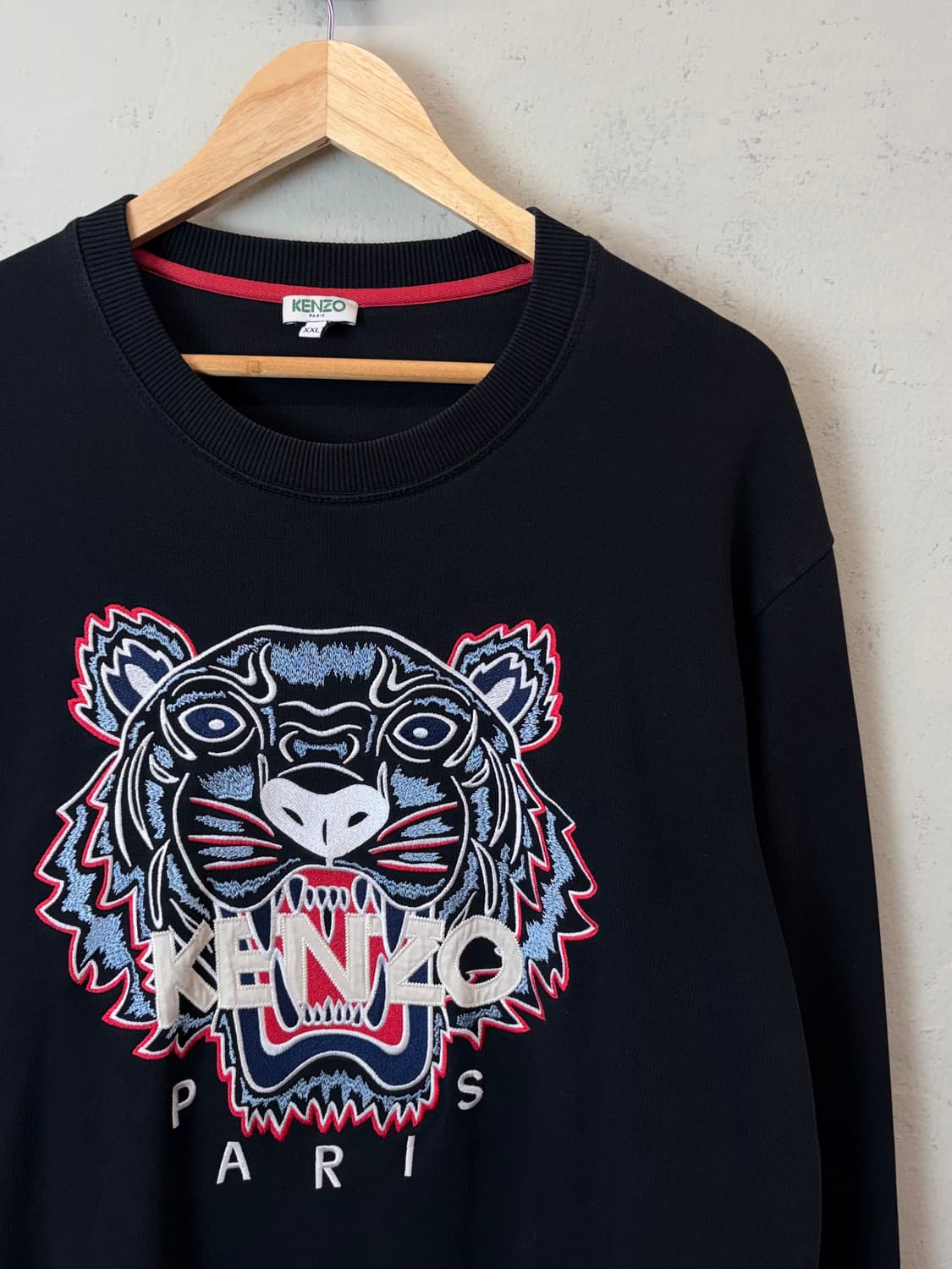 겐조 타이거 맨투맨 블랙 상품이미지2