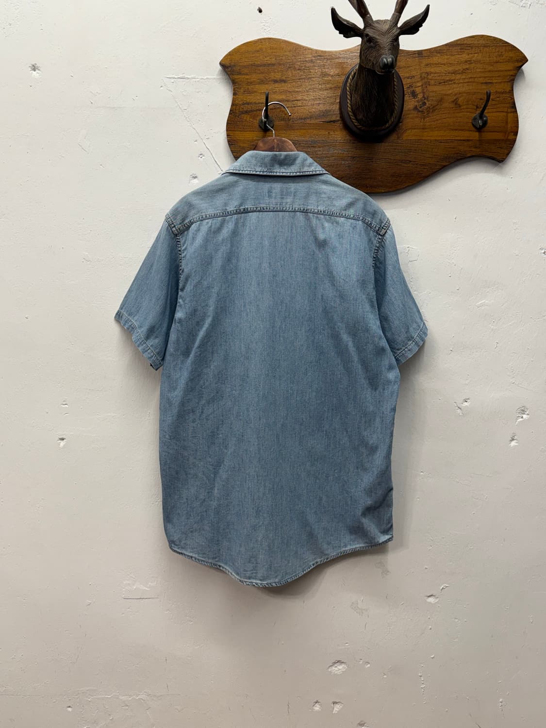 Edwin DUNGAREES Denim Short Sleeve Shirt 상품이미지5