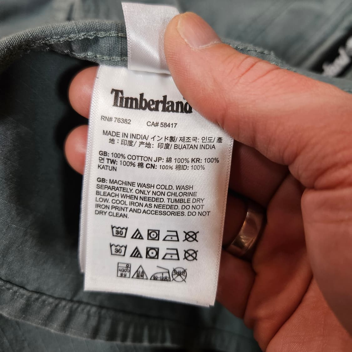 팀버랜드 립스타 워크웨어 셔츠 S size 상품이미지8