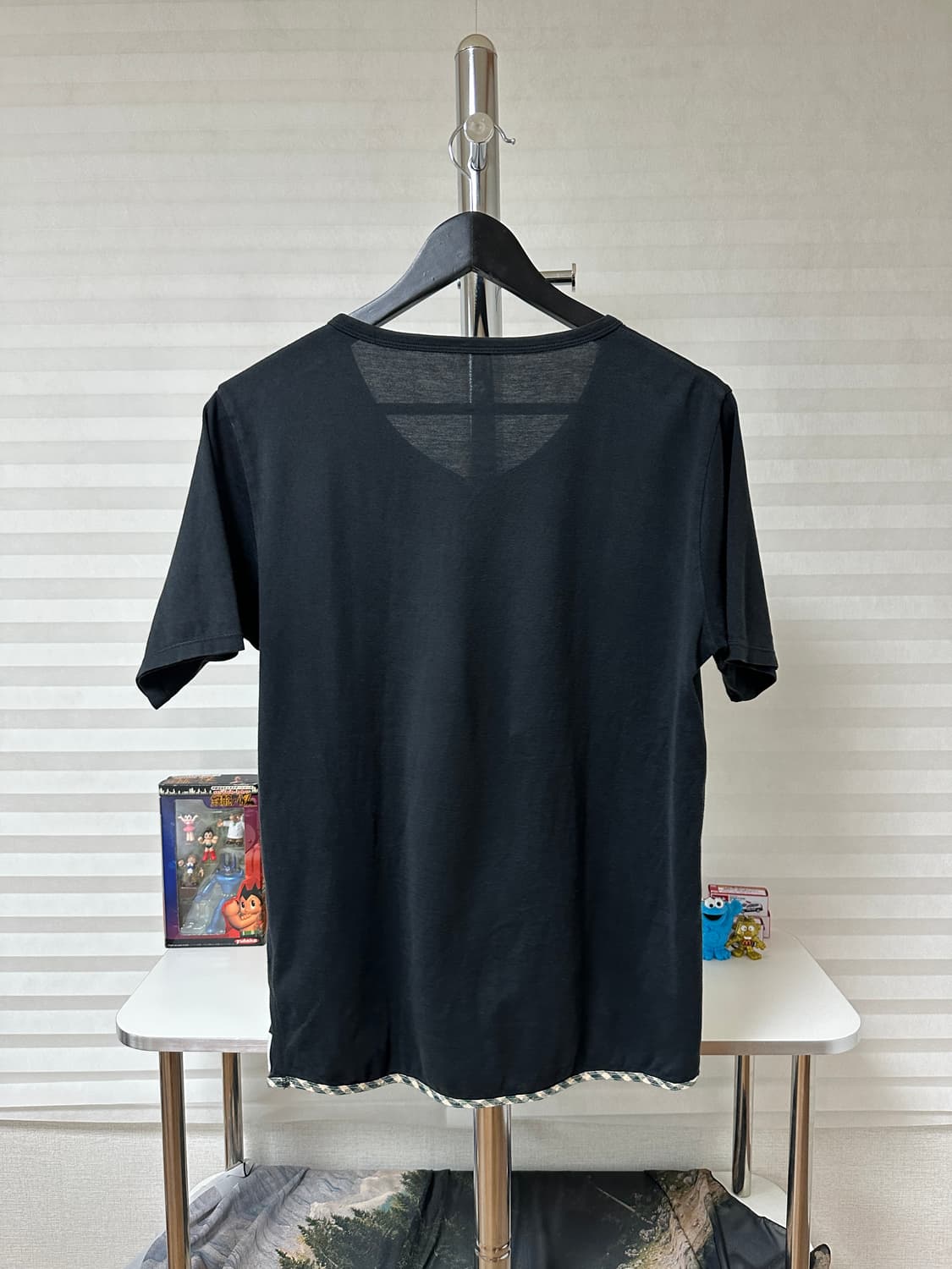 Visvim Cropped Slim Henley 반팔 상품이미지5