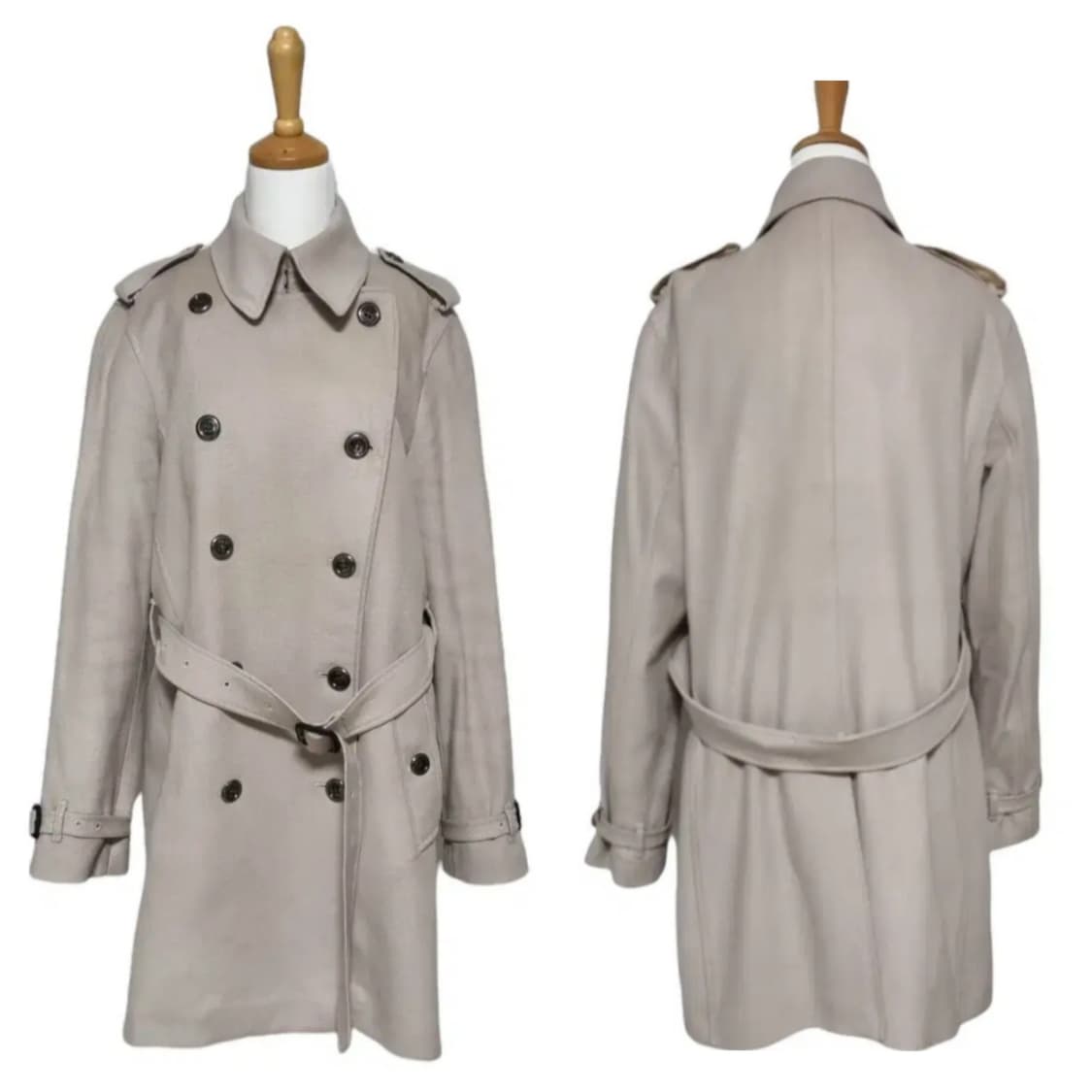 (uk12 국내66) 버버리 런던 울 캐시미어 더블 코트 상품이미지1