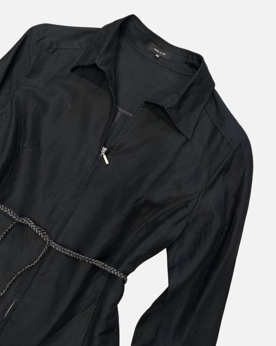 COMME CA ISM belted zip-up shirt 상품이미지3