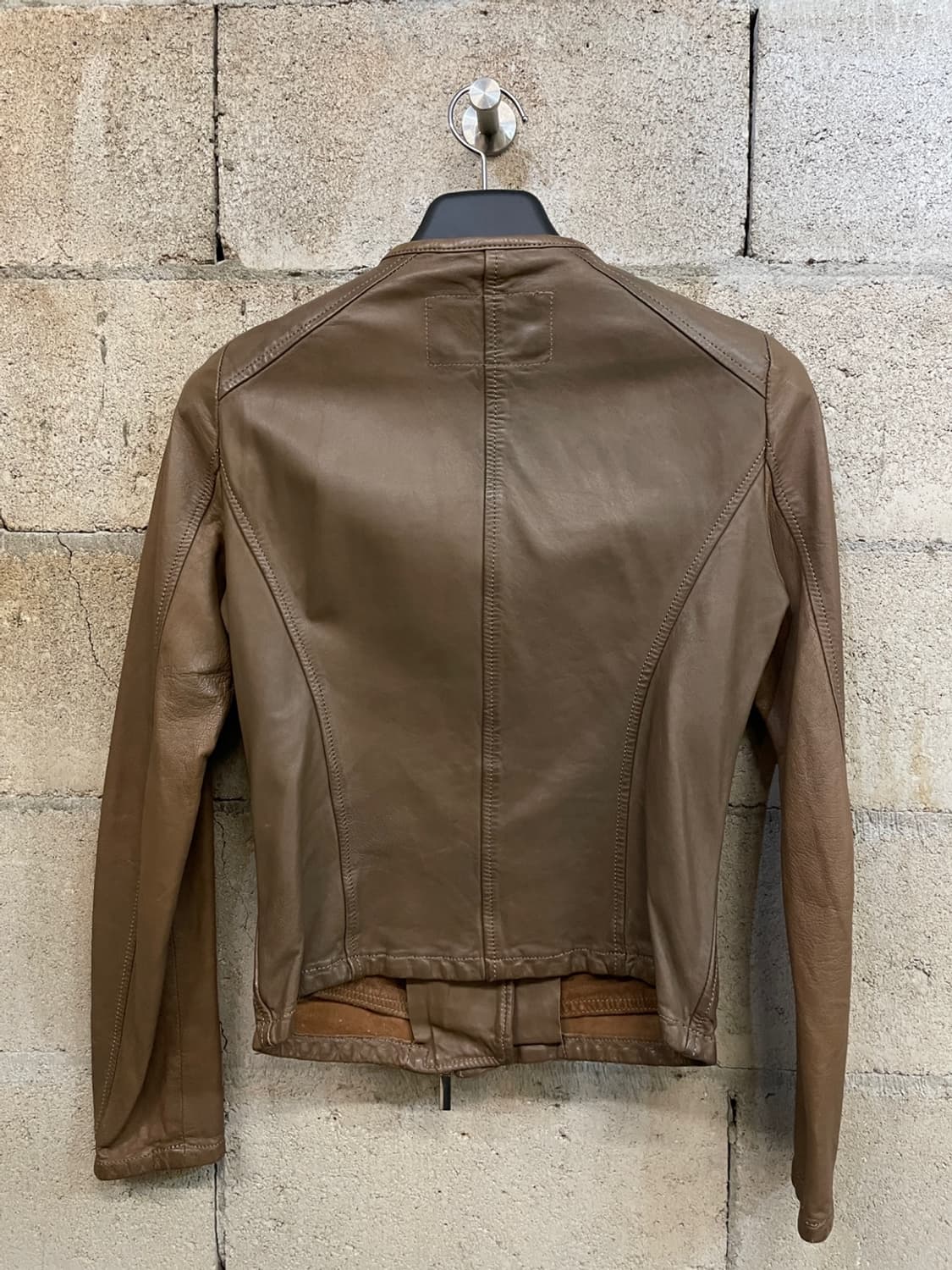 아르마니 진스 바이커 레더 자켓 상품이미지5