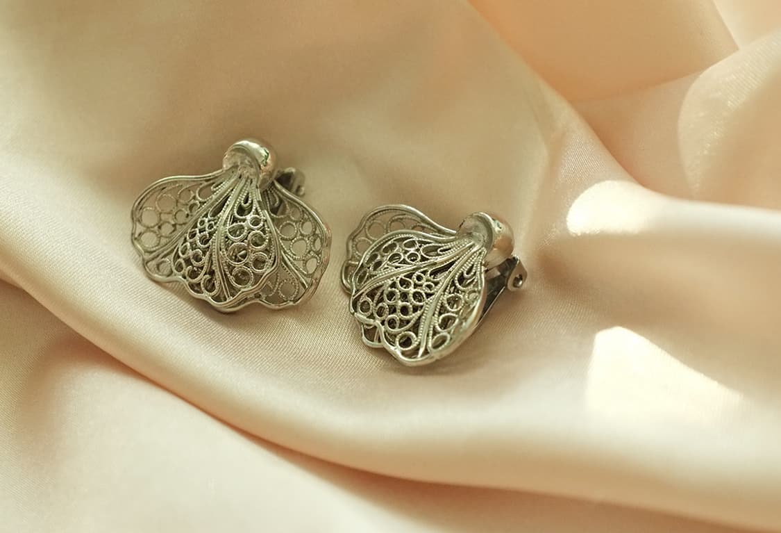 1960s LISNER 빈티지 클립 귀걸이 주얼리 상품이미지3