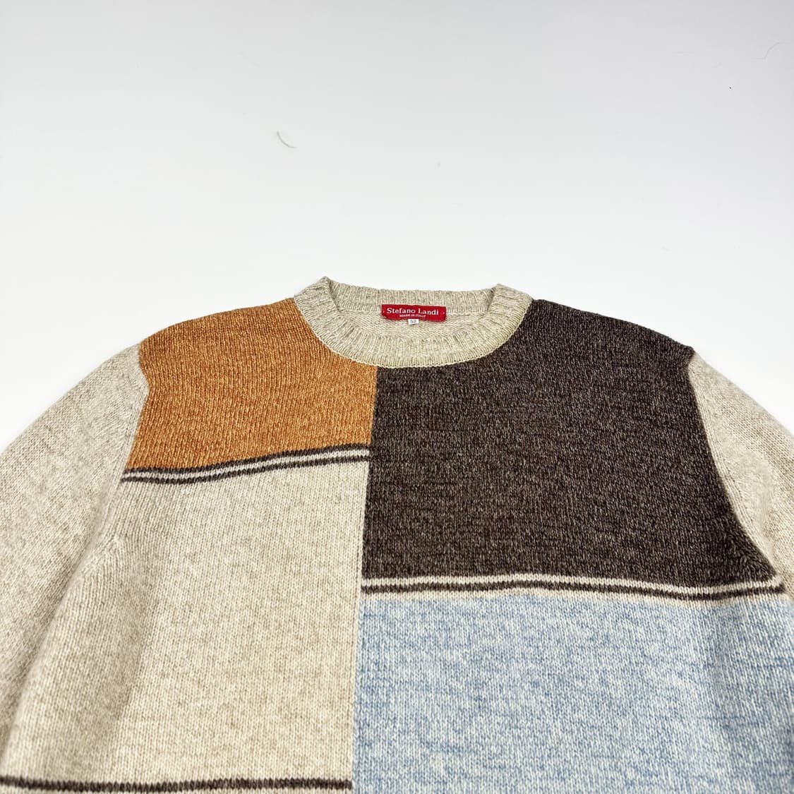 VTG 빈티지 이태리 아이보리 노르딕 니트 (XL) 상품이미지1