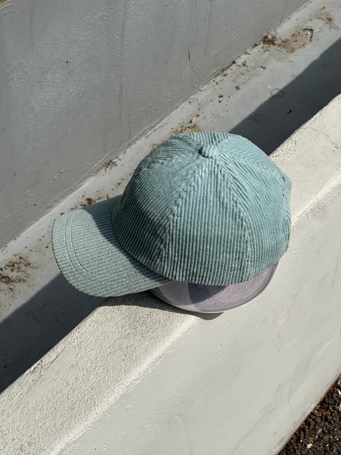 [M] 빈폴 로고 블루톤 코듀로이 볼캡 모자 상품이미지3