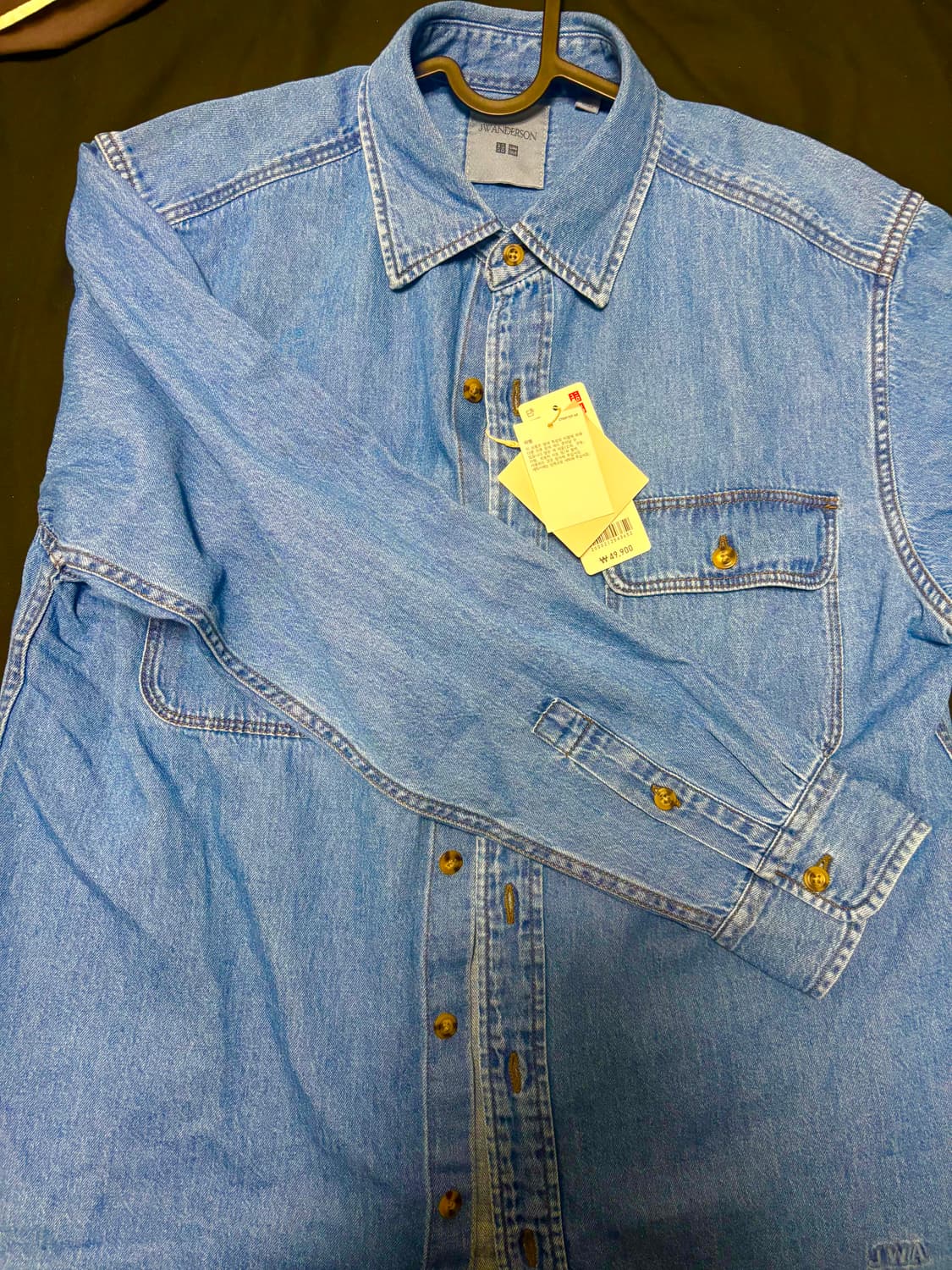 유니클로 x jw앤더슨 데님셔츠 L 상품이미지1