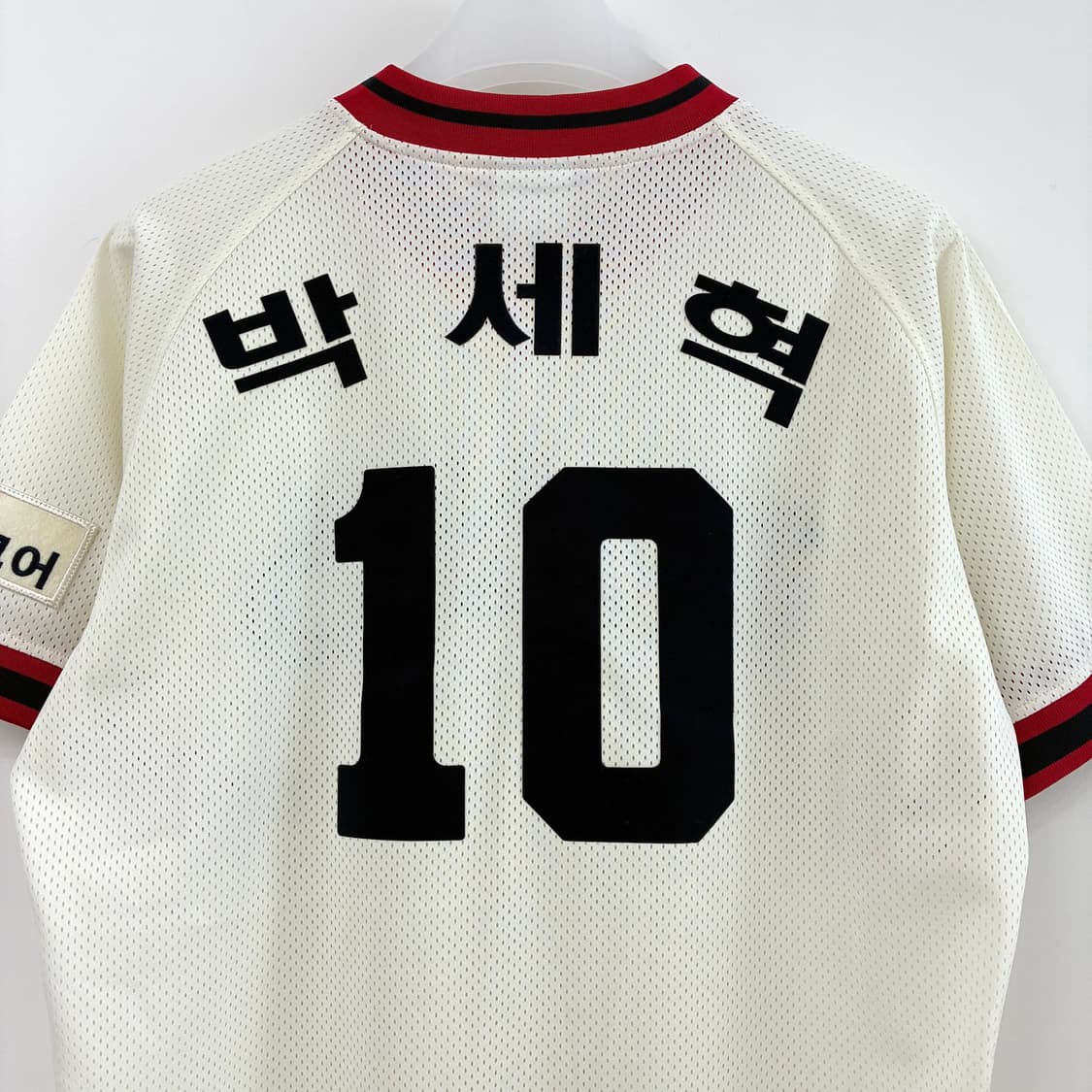 두산 베어스 박세혁 마킹 올드 레트로 홈 유니폼 105 상품이미지6