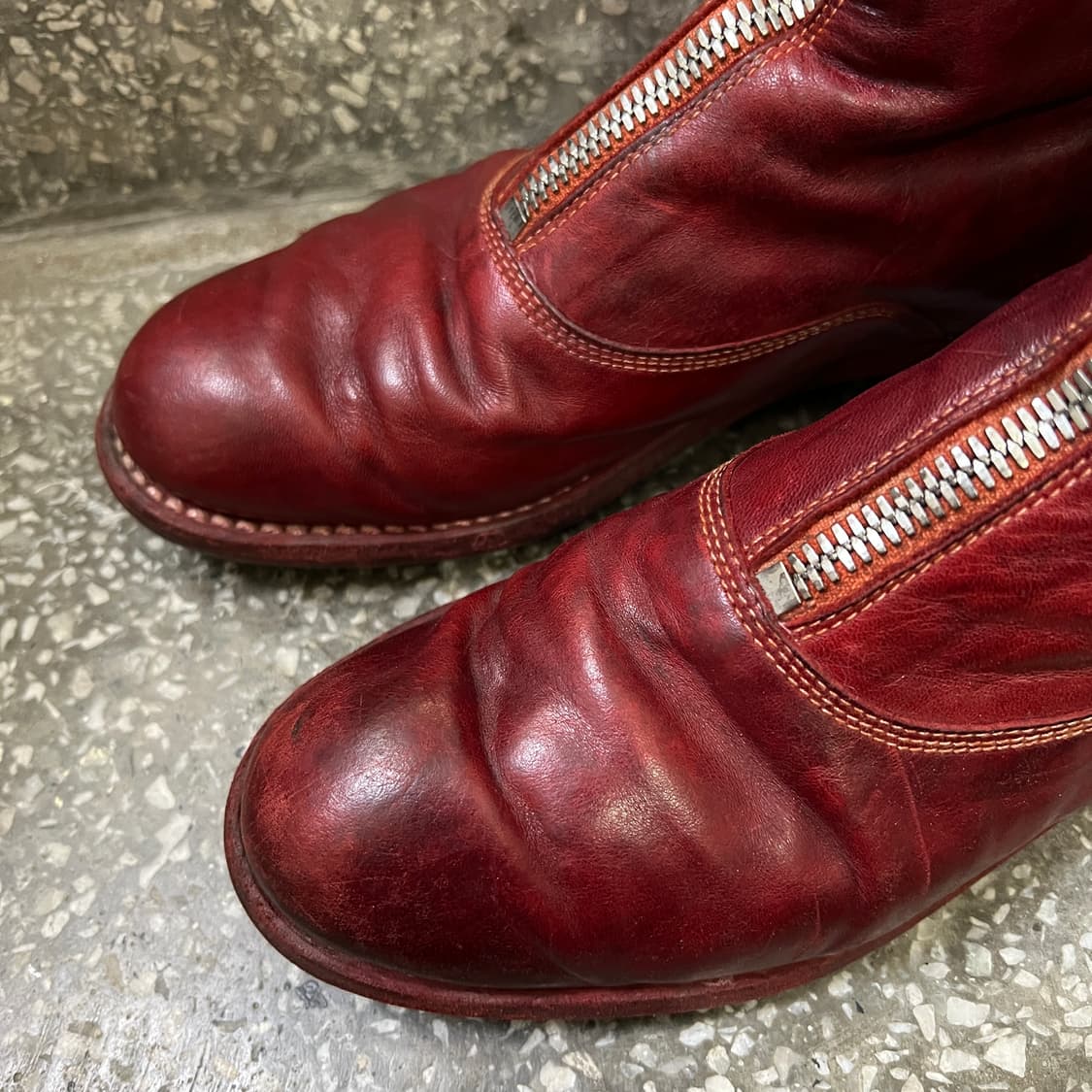 구이디 310 프론트 지퍼 부츠  상품이미지4